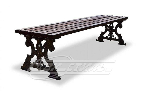 Банкетка чугунная «Пир».  �5